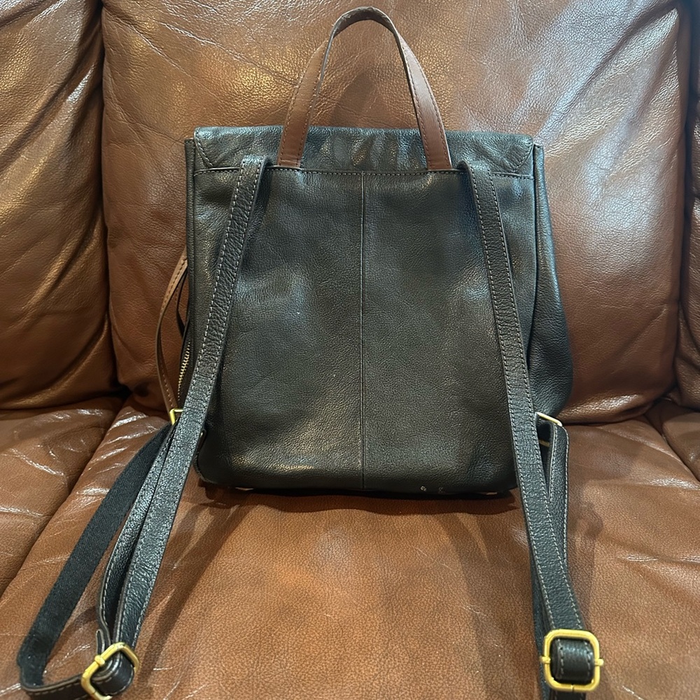 Black Backpack/Purse - Picture 2 of 12